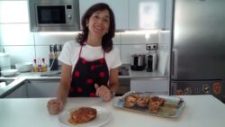 Berenjenas rellenas con pollo en thermomix.