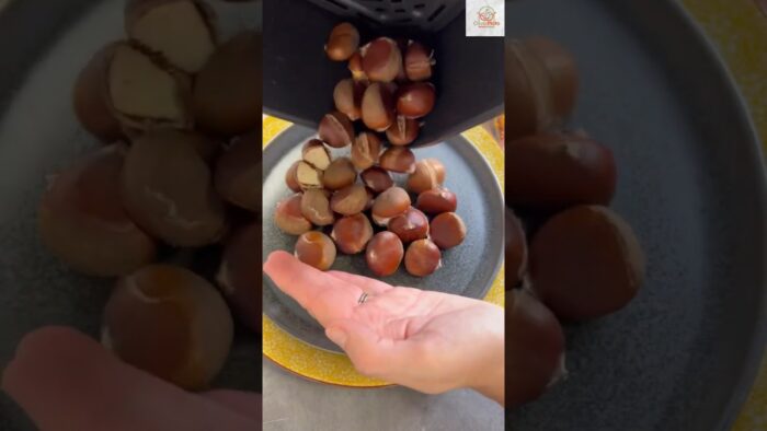 CASTAÑAS EN FREIDORA DE AIRE, con el sabor de toda la vida más sencillas #airfryer #recetasfaciles