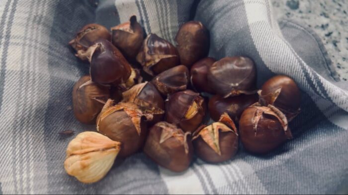 CASTAÑAS EN LA FREIDORA DE AIRE! Rapidísimo! 🌰