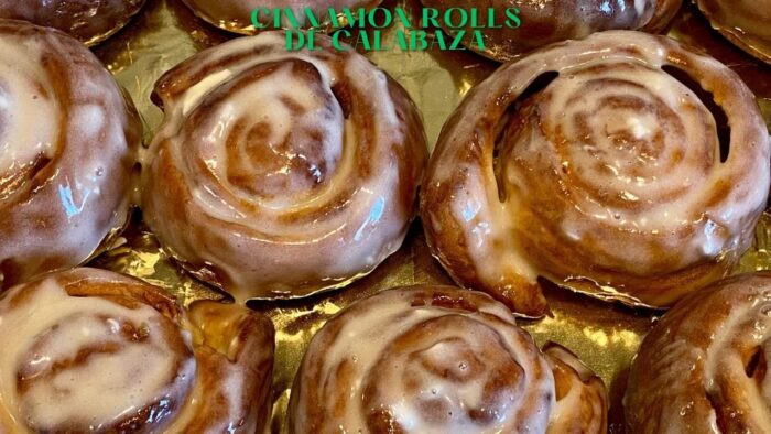 CINNAMON ROLLS DE CALABAZA 🎃 CON THERMOMIX 6!!