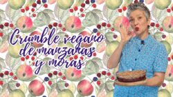 🍏🫐 CRUMBLE VEGANO DE MANZANA Y MORAS 🍏🫐 con Thermomix® #TM6 #TM5 #TM31