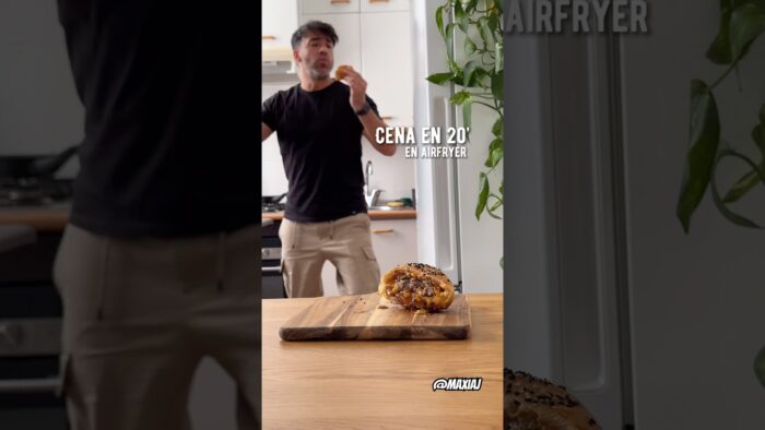 Cena en 20’ en #airfryer