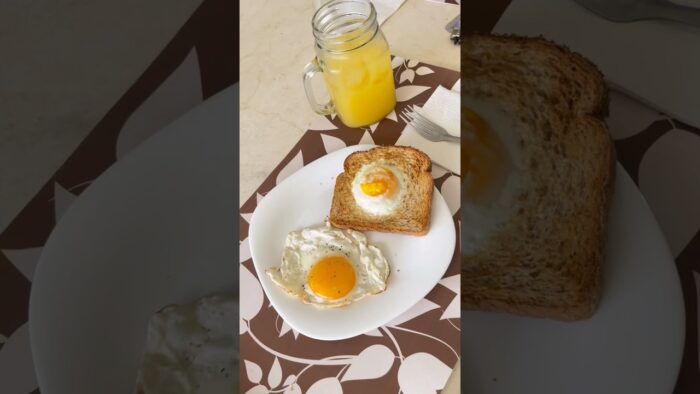 Desayuno Fácil y Rápido en Air Fryer #desayuno #desayunosfaciles #food #huevos #morning