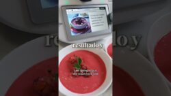 Gazpacho de remolacha hecho con thermomix tm6