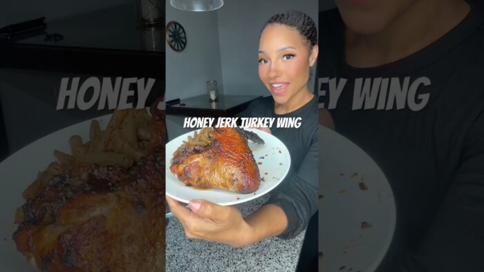 Honey jerk turkey wing air fryer recipe #turkey #airfryer #Recipe #Dinnerldeas