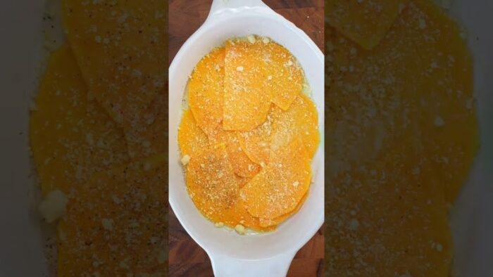 LASAÑA DE CALABAZA🎃🧀 #shortsviral #recetas#shorts