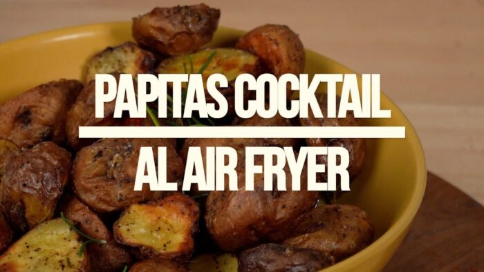 Las papitas cocktail más ricas | Receta al Air Fryer o al horno