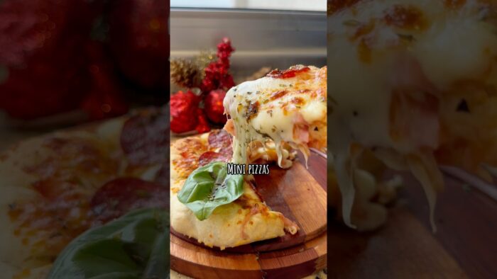 Mini 🍕 pizzas caseritas en la freidora 😋 #paraguay #receta 🍕