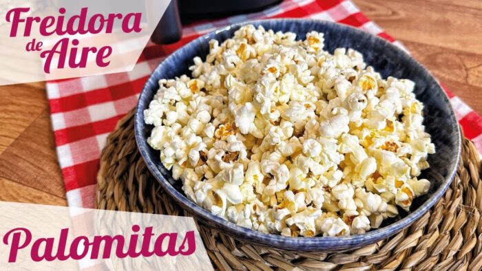 PALOMITAS EN FREIDORA DE AIRE 🍿 Palomitas de maíz en airfryer