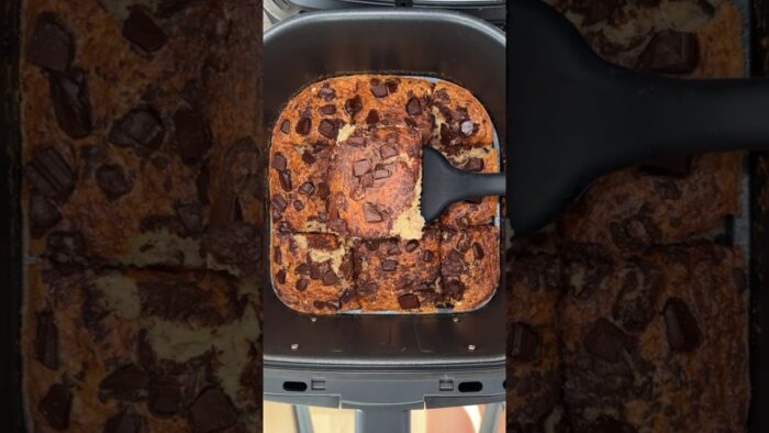 PASTEL DE AVENA EN AIR FRYER 😍 #avena
