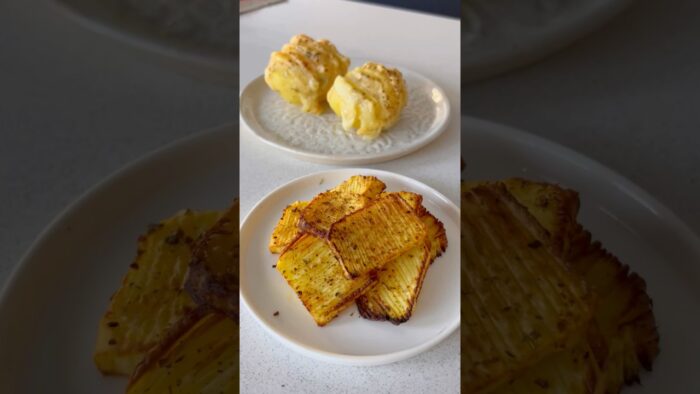 PATATAS ACORDEÓN Y HASSELBACK EN AIRFRYER | #comidacasera #recetasfaciles #airfryer #freidoradeaire