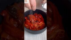 PIMIENTOS ASADOS EN FREIDORA DE AIRE, y truco para pelarlos sin dificultad #recetas #airfryer