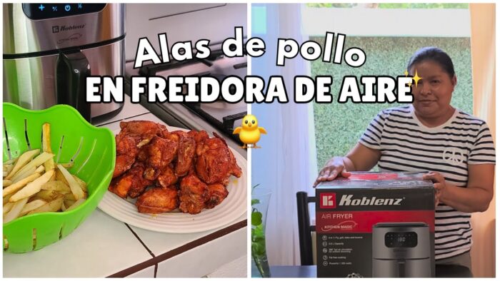 PROBANDO LA FREIDORA DE AIRE KOBLENZ 😋🍗|| ¿REALMENTE VALE LA PENA?😱✅