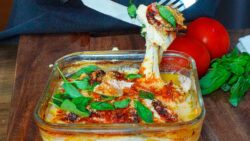 RECETA FÁCIL DE POLLO CAPRESE EN FREIDORA DE AIRE 🍗