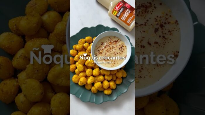 Receta Ñoquis Crocantes en Air Fryer | Gourmet #GourmetChile #Recetas #Ñoquis #AirFryer #Freidora