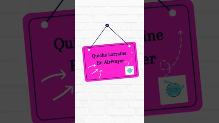 Receta de Quiche Lorraine en Freidora de aire Airfryer.