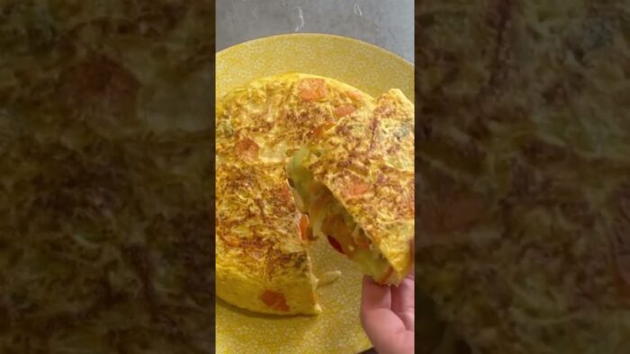 TORTILLA DE VERDURAS🥒en FREIDORA DE AIRE, deliciosas Verdu🧡Ricas #freidoradeaire #airfryer #recetas