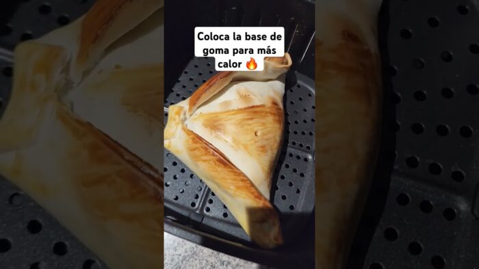 #Tutorial Calienta Tu #Empanada de pino 🥟 en freidora de aire #Airfryer #freidoradeaire #xiaomi