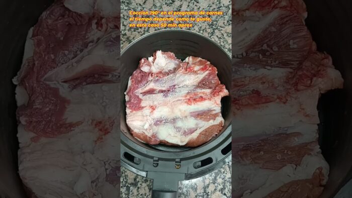 Vacío en la FREIDORA DE AIRE/AIR FRYER #shorts
