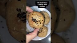 Whole Wheat French Bun Eggless Easy Recipe in Air fryer #youtubeshorts #shorts #shortvideo #trending