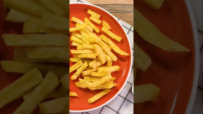 ¡PAPITAS FRITAS 🍟 en FREIDORA DE AIRE, te quedarán irresistibles y crujientes 😋!