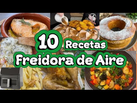 😀 10 RECETAS en FREIDORA DE AIRE para triunfar seguro 😍😍#cosori #airfryer #recetasfáciles