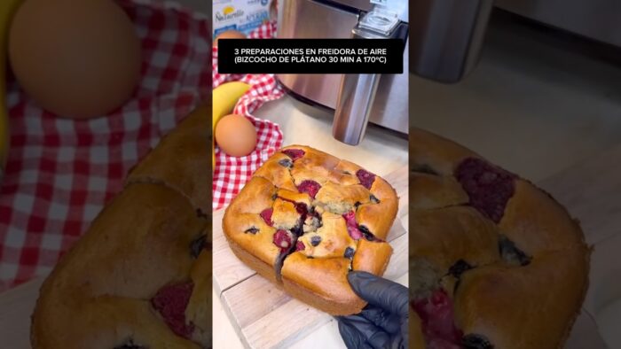 3 PREPARACIONES RÁPIDAS en FREIDORA DE AIRE #shorts #recetas