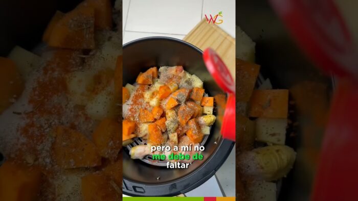 Almuerzo saludable en freidora de aire Oster ✨️🥰 #Nutricion