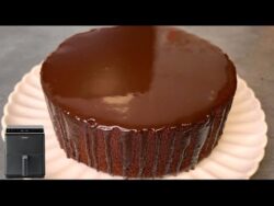 😀 BIZCOCHO DE CHOCOLATE en FREIDORA DE AIRE, receta completa ¡¡muy jugoso!! 😍😍 #airfryer #cosori