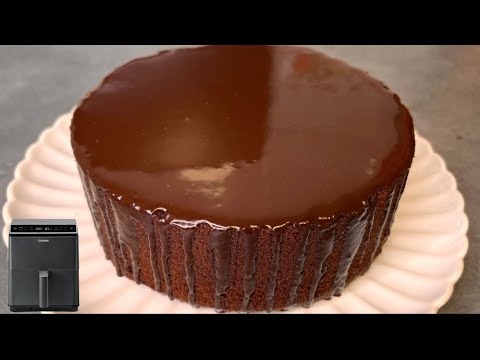 😀 BIZCOCHO DE CHOCOLATE en FREIDORA DE AIRE, receta completa ¡¡muy jugoso!! 😍😍 #airfryer #cosori