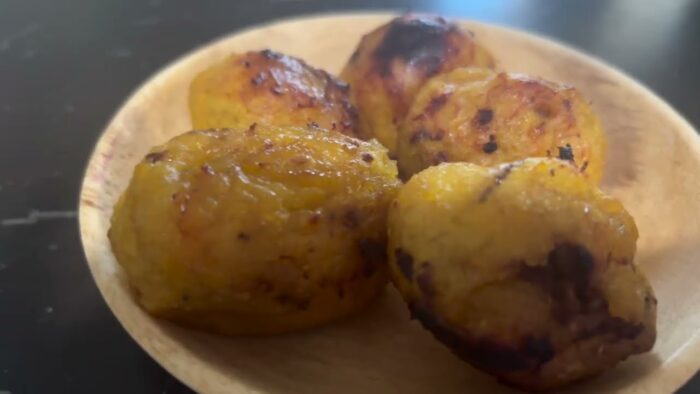Bolitas de Platanos Maduros en la Freidora de aire