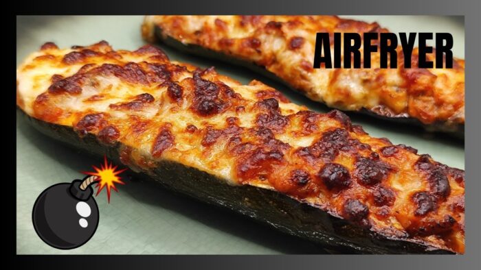 ✨CALABACINES RELLENOS EN FREIDORA DE AIRE ✨