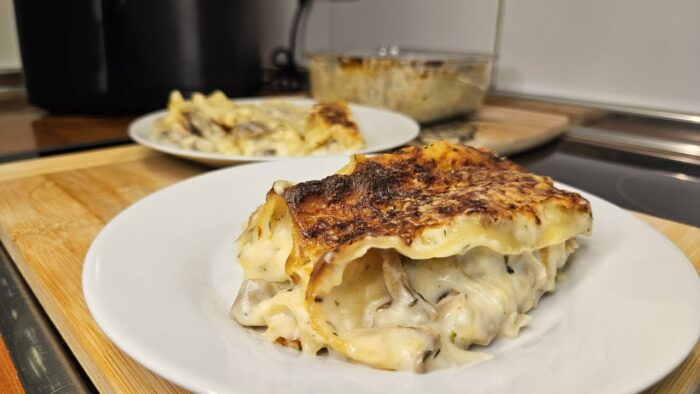CANELONES de SETAS en FREIDORA DE AIRE 🍄 Receta Fácil Paso a Paso