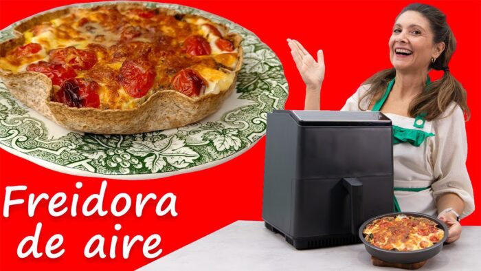 Cena DELICIOSA Y FÁCIL en 15 minutos: Tortilla de Salmón y Provolone en Air Fryer