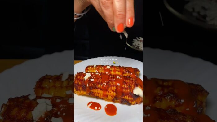Costillas de Elote en la Airfryer 🌽✨