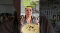 Crema de ajo 🧄 puerro y patatas 🥔 con Thermomix 6!!