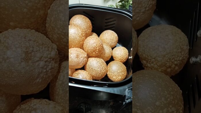 Crispy Paper Golgappe Recipe in Air frier #shorts
