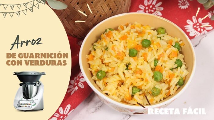 🍚 DELICIOSO Arroz de guarnición con verduras en THERMOMIX 🍚 | Receta fácil