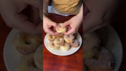 Donas en frediora de aire #Donas #receta