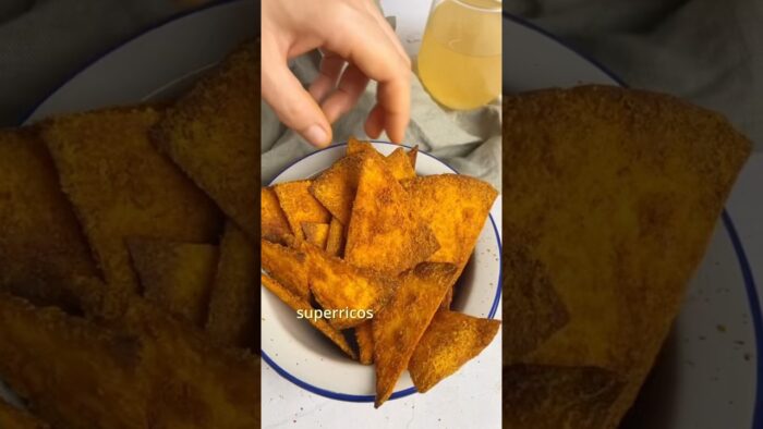 Doritos caseros saludables✨#doritos #recetasfaciles #snacks #viral