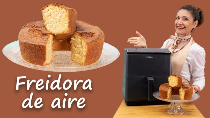 ✅ El MEJOR🏆Bizcocho, EL CLÁSICO 1 2 3 en Air Fryer / Cosori Dual Blaze