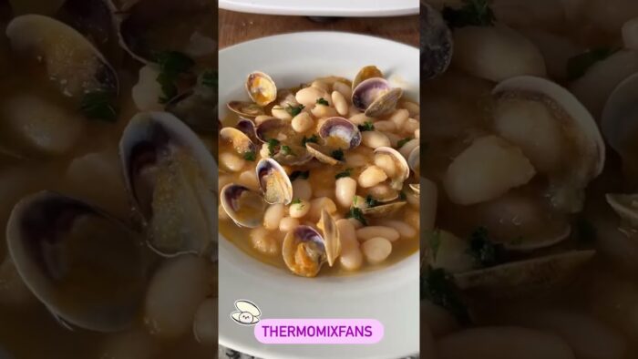 Fabes con almejas en Thermomix