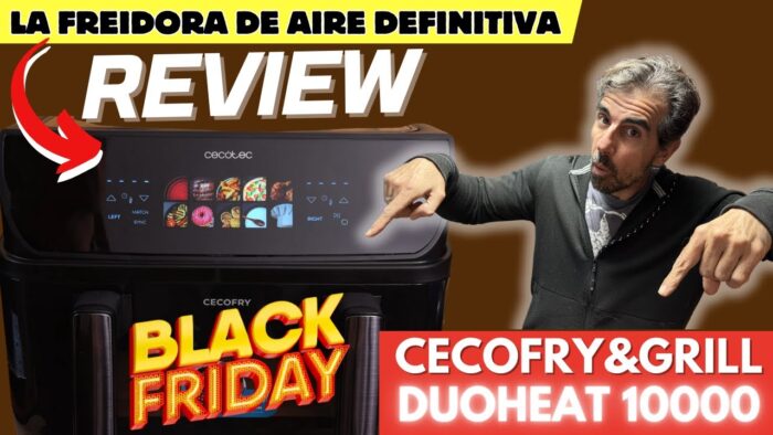 Freidora de AIRE CECOFRY&GRILL DUOHEAT 10000🔥Prueba a Fondo y RECETAS