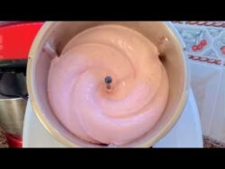 Helado/Espuma o Mouse de fresas natural en Thermomix TM31-TM5-TM6