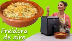 ✅ Idea de ALMUERZO o TUPPER para el trabajo: Ñoquis 🥔 con verduras gratinados 🧀 #airfryer #cosori