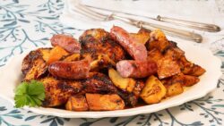 Increíble asado de pollo y patatas en FREIDORA DE AIRE COSORI