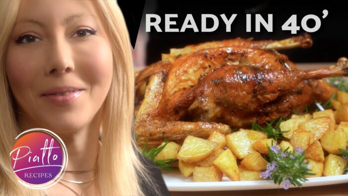 Italian Chicken and Potatoes 🦃🥔—Ready in 40′ with an Air Fryer (Cosori)