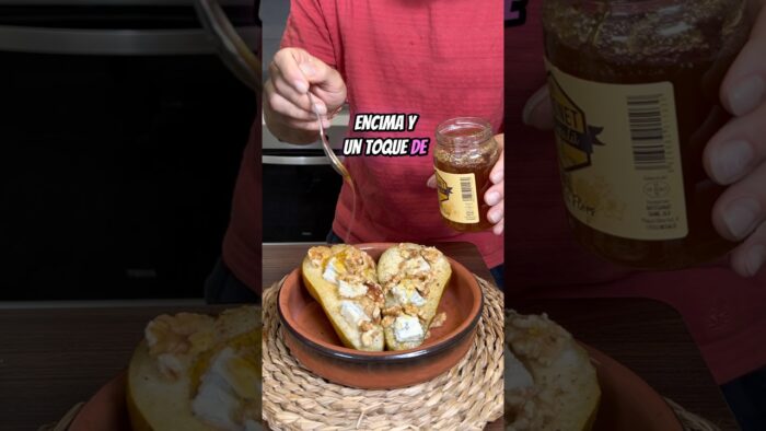 LAS MEJORES PERAS ASADAS💥#recetasfaciles en #freidoradeaire 🍐#recipe #airfryer