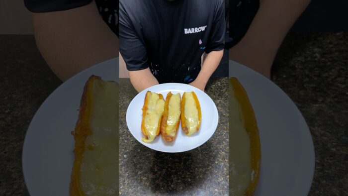 Maduro con QUESO en la AirFRYER #shorts