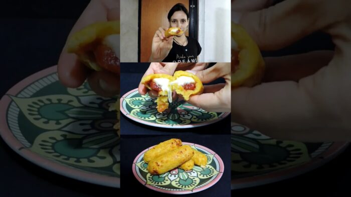 PALITOS DE PLATANO MADURO CON QUESO Y BOCADILLO EN FREIDORA DE AIRE -PLÁTANO MADURO EN AIR FRYER